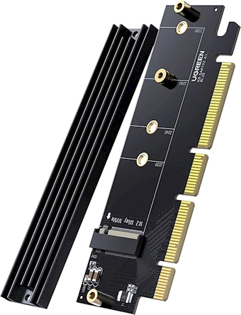 Адаптер Ugreen CM465 30715 PCI Express 4.0x16 - M.2 NVMe