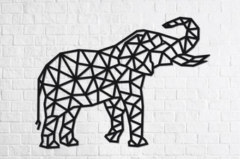 Настенная фигура Eco-Wood-Art Слон