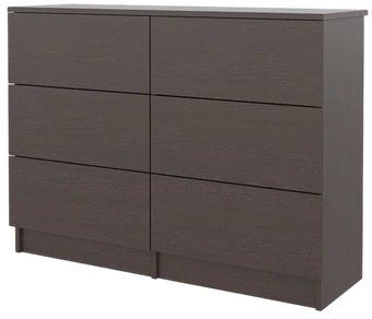 Комод Горизонт Нео 1050 6 ящиков (венге)