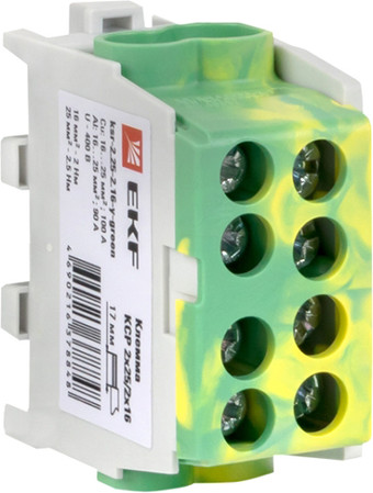 Клемма EKF PROxima KSR-2.25-2.16-Y-Green