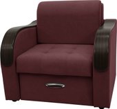 Кресло Сириус Лидер-1 НПБ 105x110 (Eva 15 велюр темно-бордовый)