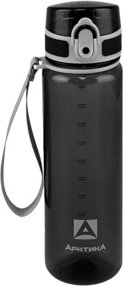 Бутылка для воды Арктика 720-500-BK 500мл (черный)