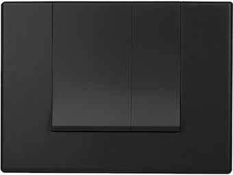 Панель смыва Berges Wasserhaus Novum S5 Soft Touch 040045 (черный)