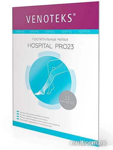 Чулки компрессионные Venoteks 2R236 2 кл.к. (M, белый)