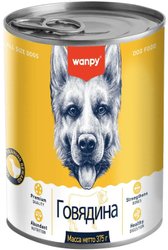 Консервированный корм для собак Wanpy Dog говядина (375 г)
