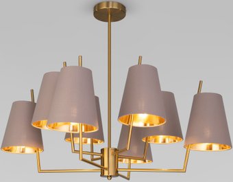 Подвесная люстра Евросвет 60173/8 (латунь)