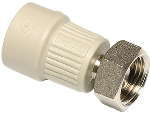 Фитинг Wavin Ekoplastik 25x1 SZM02025XX (с накидной гайкой)