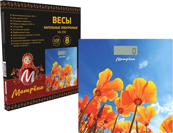 Напольные весы Матрена МА-090 (лютики)