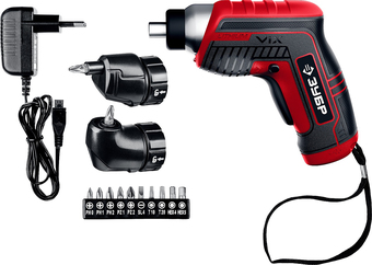 Электроотвертка Зубр Мастер ЗО-Е-3.6 ЛиМ2 (с насадками)