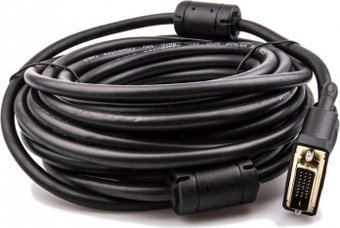 Кабель VCOM CG484GD-10M HDMI - DVI (10 м, черный)