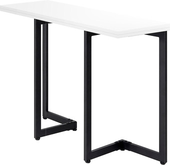 Кухонный стол Millwood Арлен 1 38/76x110x76 (белый/металл черный)
