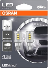 Светодиодная лампа Osram W16W 9212CW-02B 2шт