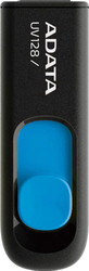 USB Flash A-Data DashDrive UV128 Black/Blue 128GB (AUV128-128G-RBE)