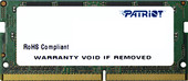 Оперативная память Patriot Signature Line 4GB DDR4 SODIMM PC4-19200 [PSD44G240081S]