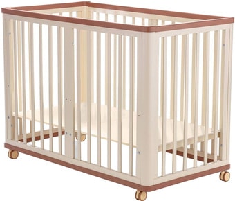 Кроватка-трансформер Nuovita Ferrara 125x65 (слоновая кость)