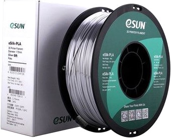 eSUN eSilk PLA 1.75 мм 1000 г (серебристый)