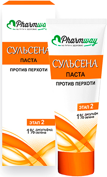 Пенка Витэкс Pharmway Сульсена Паста против перхоти 1% 75 мл