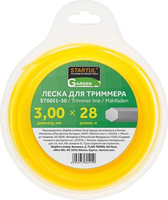 Леска для триммера Startul ST6051-30