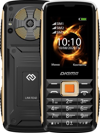 Мобильный телефон Digma Linx R240 (черный)