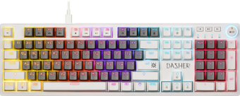 Клавиатура Defender Dasher GK-472 (серый/белый)