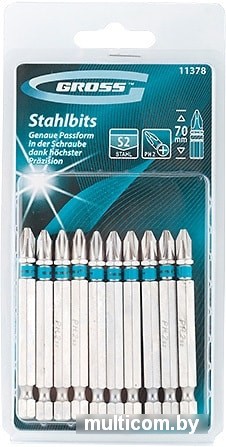 Набор бит GROSS 11378 (10 предметов)