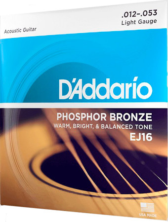 Струны для гитары D'Addario EJ16