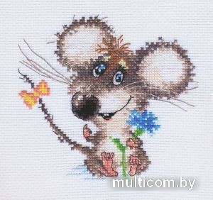 Набор для вышивания Алиса Влюбленный мышонок 0-77