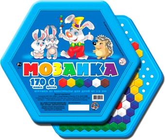 Мозаика/пазл Десятое королевство детская шестигранная 170 элементов 00958