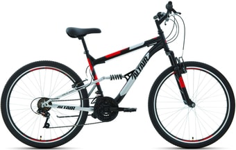 Велосипед Altair MTB FS 26 1.0 р.18 2021 (черный/красный)