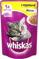 Корм для кошек Whiskas желе с курицей 0.085 кг