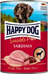 Консервированный корм для собак Happy Dog Sensible Sardinia Коза 400 г