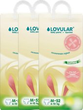 Трусики-подгузники Lovular Солнечная серия M 6-10 кг (156 шт)