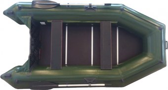 Моторная лодка Vivax Т300 с полом-книгой (с килем, серый/черный)