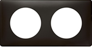 Рамка Legrand Celiane 2 поста (карбон)