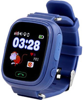 Умные часы Smart Baby Watch Q80 (темно-синий)