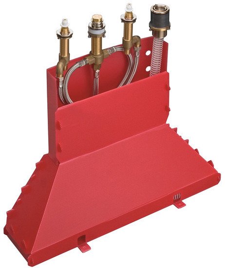 Скрытый механизм Hansgrohe для смесителя на 4 отверстия на край ванны 13444180