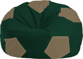 Кресло-мешок Flagman Мяч Стандарт М1.1-60 (темно-зеленый/бежевый)