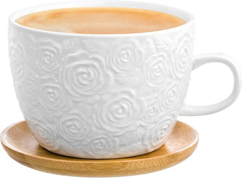 Чашка с блюдцем Elan Gallery Розы 540291