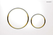 Geberit Sigma 20 115.882.KK.1 (белый/позолота)