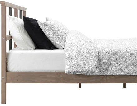Кровать Ikea Рикене 209x161 (серо-коричневый, без основания) [901.900.53]