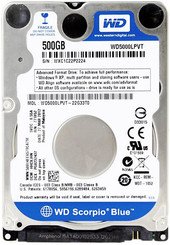 Жесткий диск WD Blue 500GB (WD5000LPVX)