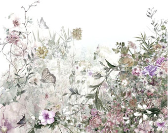 Фотообои Citydecor Цветочный декор 4 с защитным покрытием 300x254