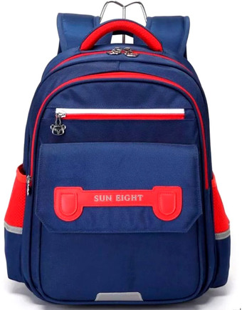 Школьный рюкзак Sun Eight SE-90058 (темно-синий/красный)