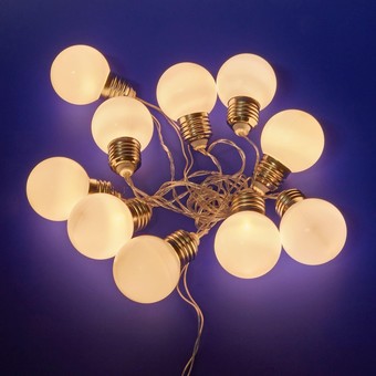 Новогодняя гирлянда Uniel ULD-S1800-010/STB/3AA WARM WHITE IP20 BULBS UL-00008421