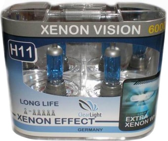 Галогенная лампа Clear Light XenonVision H11 55W 12V 2шт