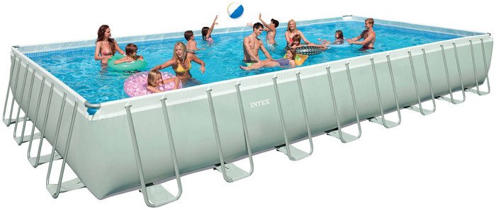 Каркасный бассейн Intex Rectangular Ultra Frame 975х488х132 (54990/28372)
