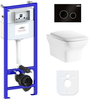 Унитаз Lavinia Boho Relfix Bristol Rimless 6 в 1 77040116