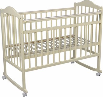 Классическая детская кроватка Мой Малыш 4 (слоновая кость)