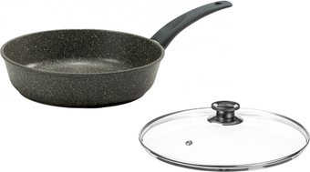Сковорода Victoria Мрамор АЛА260 (MR0026GR) (с крышкой)