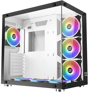 Корпус Xigmatek Aquarius Plus EN43675 (белый, 7 вентиляторов)